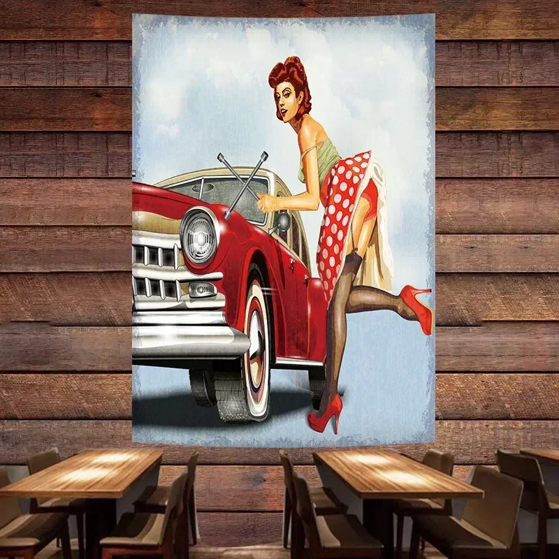 Vintage Car Repair Service Pos - đánh giá và giá Auto Repair Shop Banners