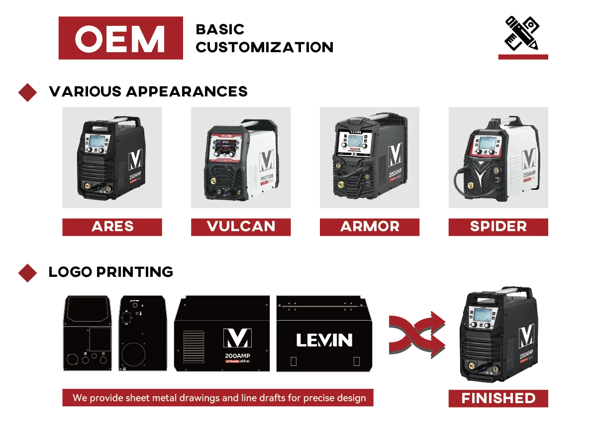 MSLEVIN OEM ODM XTRAMIG Synerg - đánh giá và giá Tig Welder Machine
