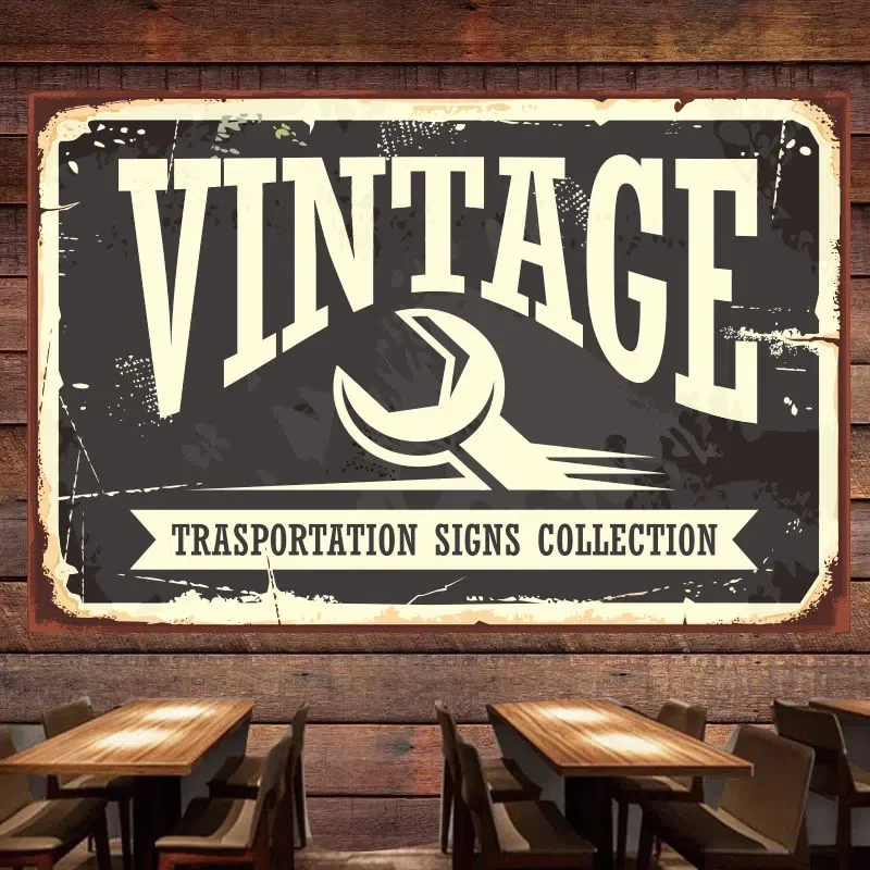 VINTAGE TRASPORTATION SINGS CO - đánh giá và giá Auto Repair Shop Banners