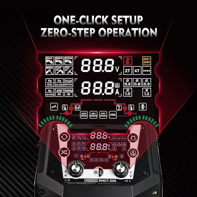 LEVIN FUSION PMCT-205 6-in-1 V - đánh giá và giá Tig Welder Machine