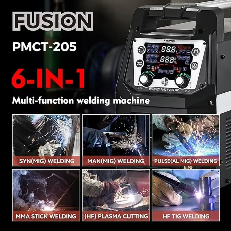 LEVIN FUSION PMCT-205 6-in-1 V - đánh giá và giá Tig Welder Machine
