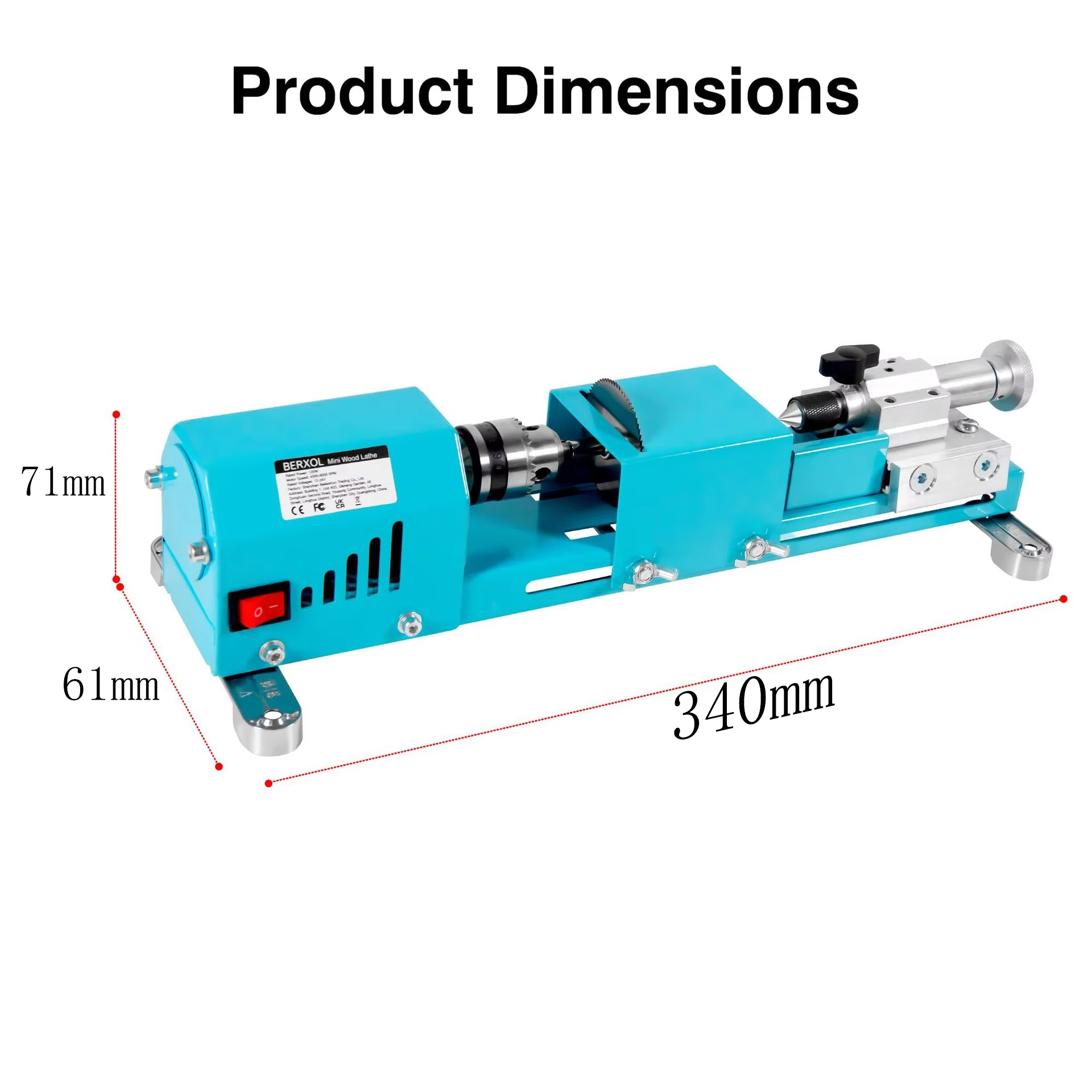 New Electric Wood Mini Lathe M - đánh giá và giá Brake Drum Lathe