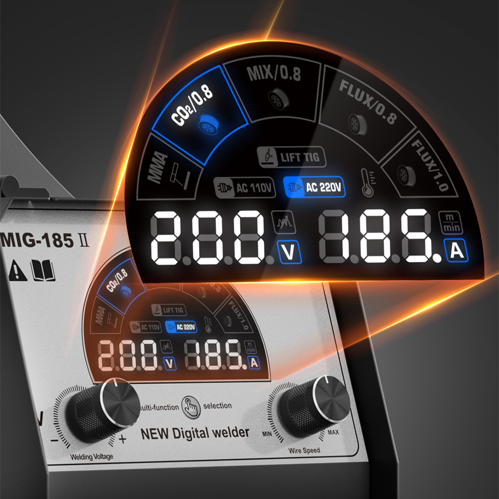 Hzxvogen Mig185 Multi-Process  - đánh giá và giá Tig Welder Machine