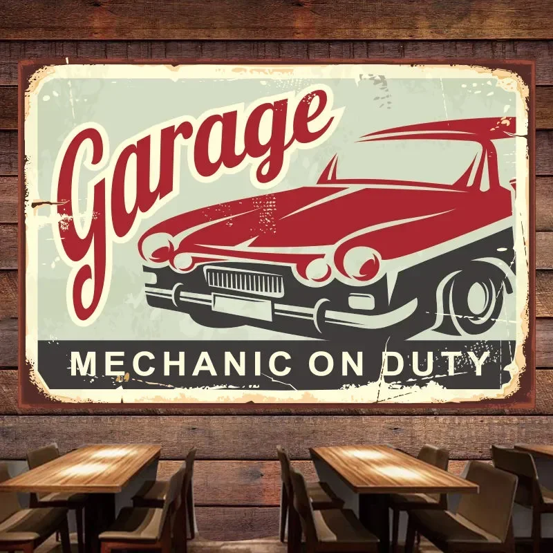 MECHANIC ON DUTY Vintage Cars  - đánh giá và giá Auto Repair Shop Banners